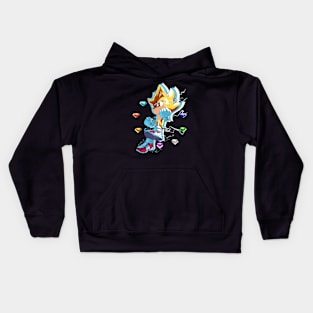 super form hedgehog Kids Hoodie